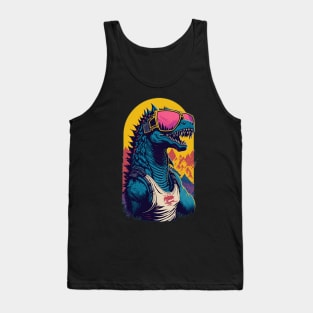 Retro Godzilla Tank Top